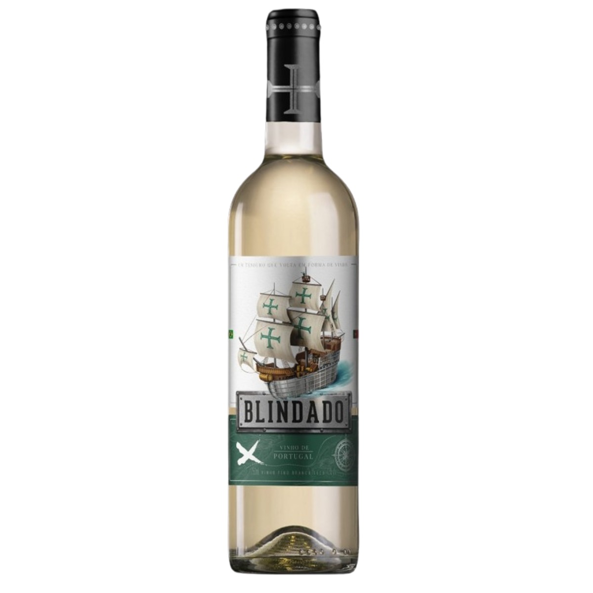 Vinho Branco Português Blindado Alentejo Blend Seco 750ml
