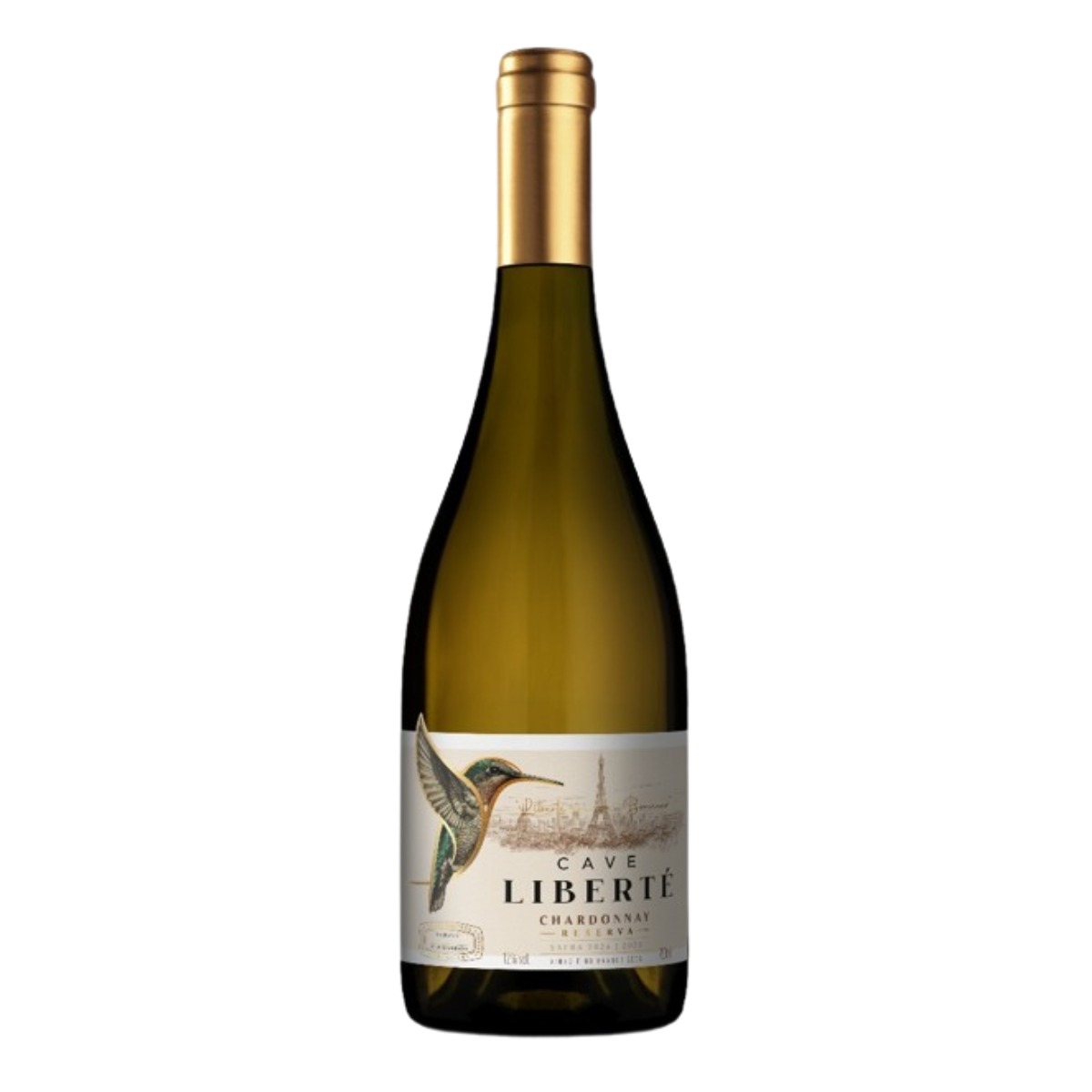 Vinho Branco Nacional Cave Liberté Reserva Chardonnay Seco